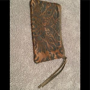 Rachel Abroms leather bag western cowgirl style wristlet